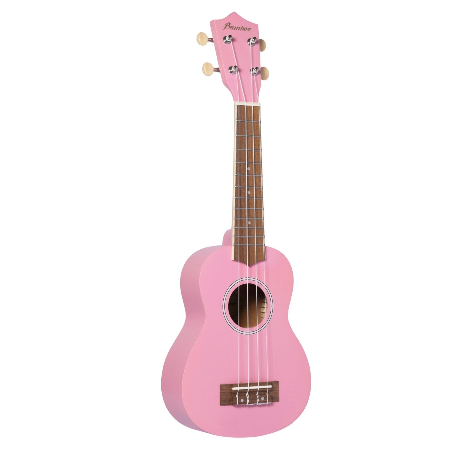 Ukelele Soprano Estudio Rosa - Incluye Funda - Bamboo Música