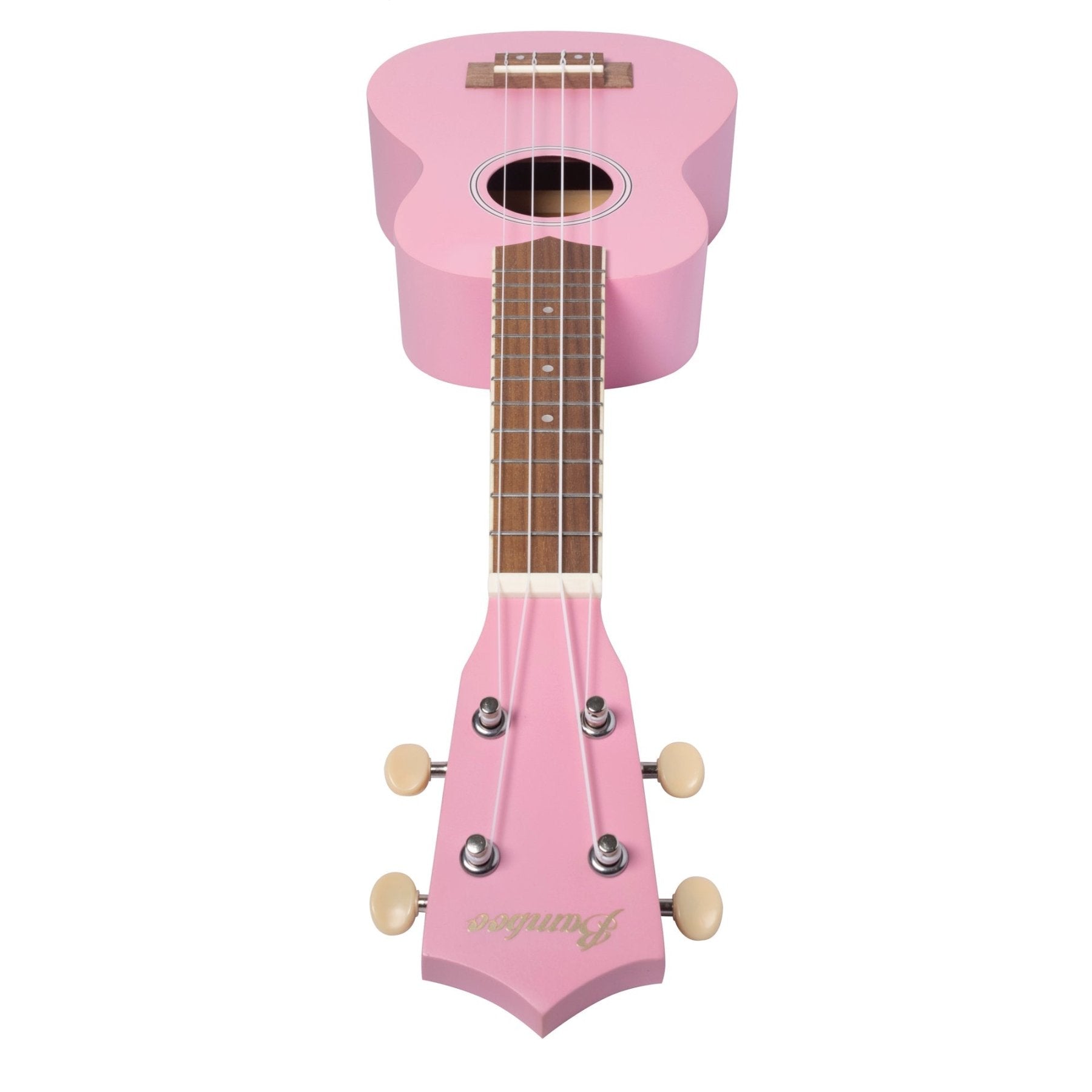 Ukelele Soprano Estudio Rosa - Incluye Funda - Bamboo Música