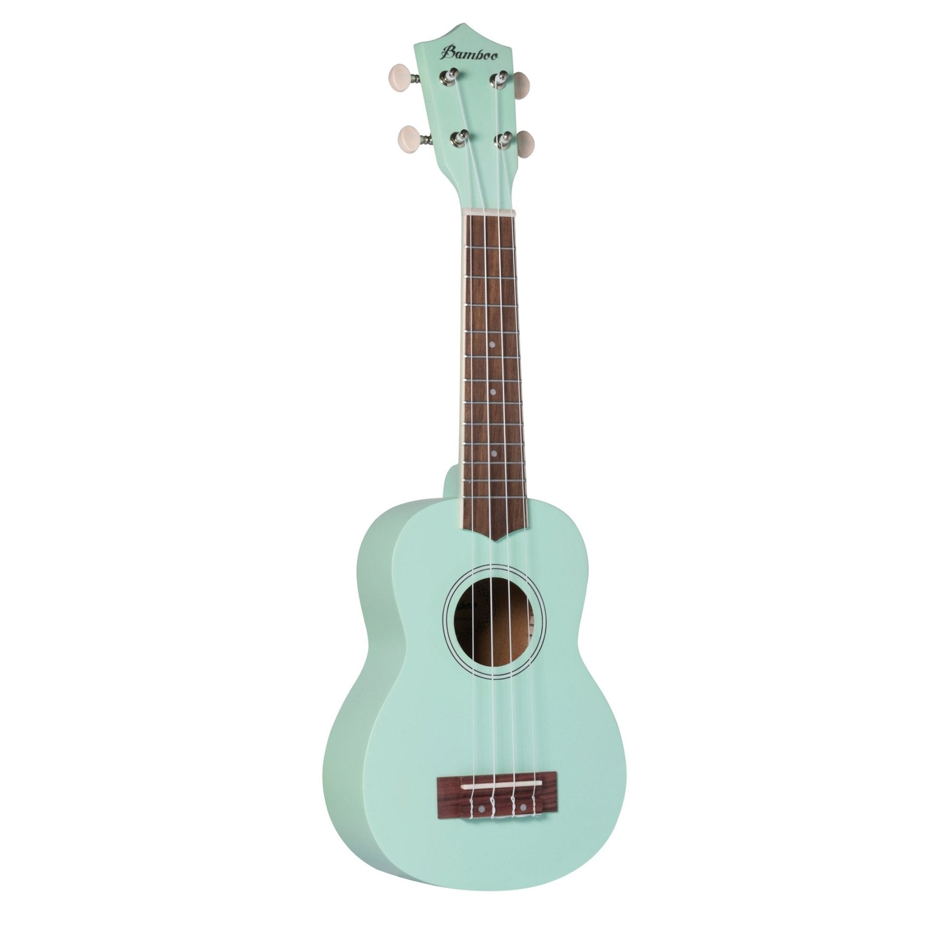 Ukelele Soprano Estudio Verde Agua - Incluye Funda - Bamboo Música