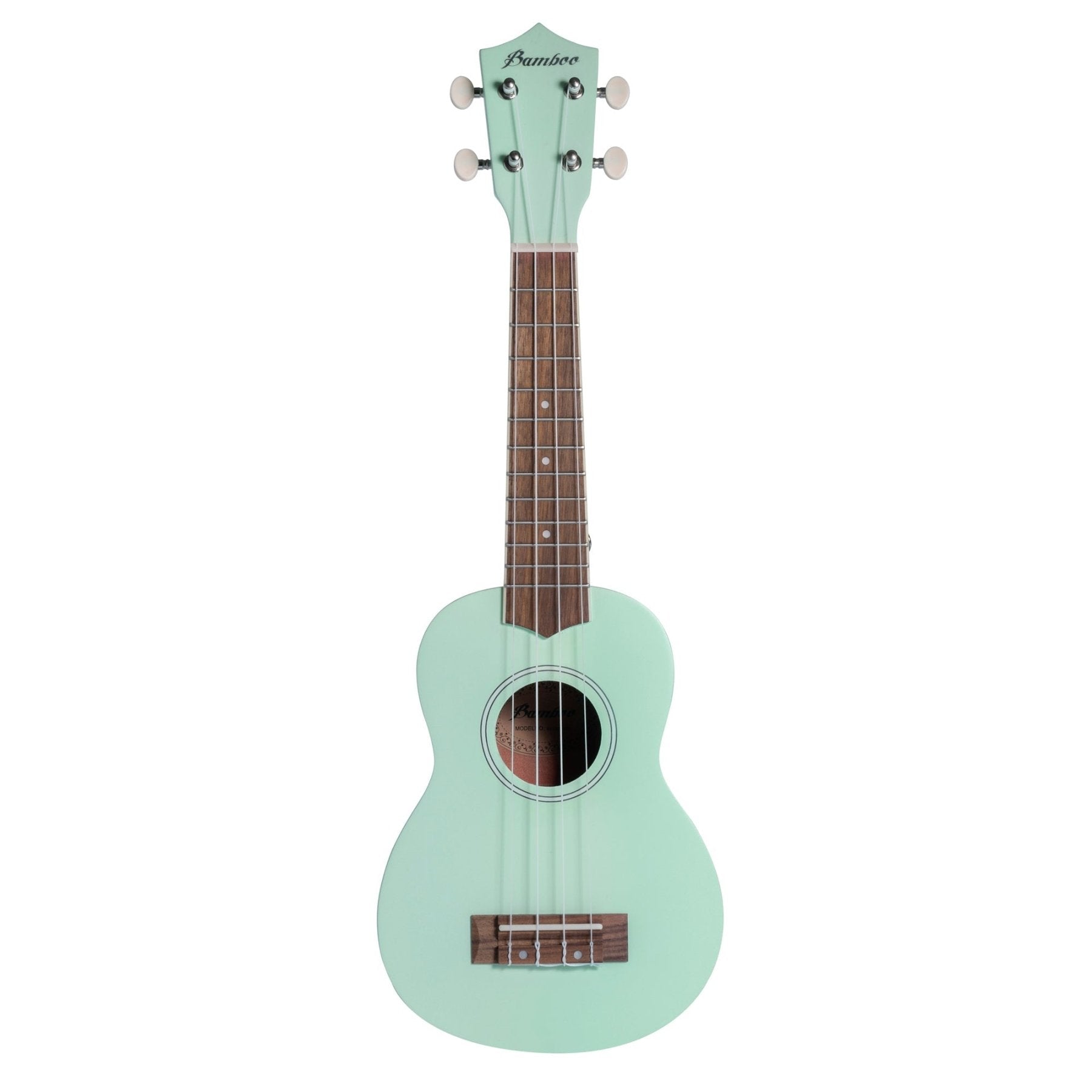 Ukelele Soprano Estudio Verde Agua - Incluye Funda - Bamboo Música