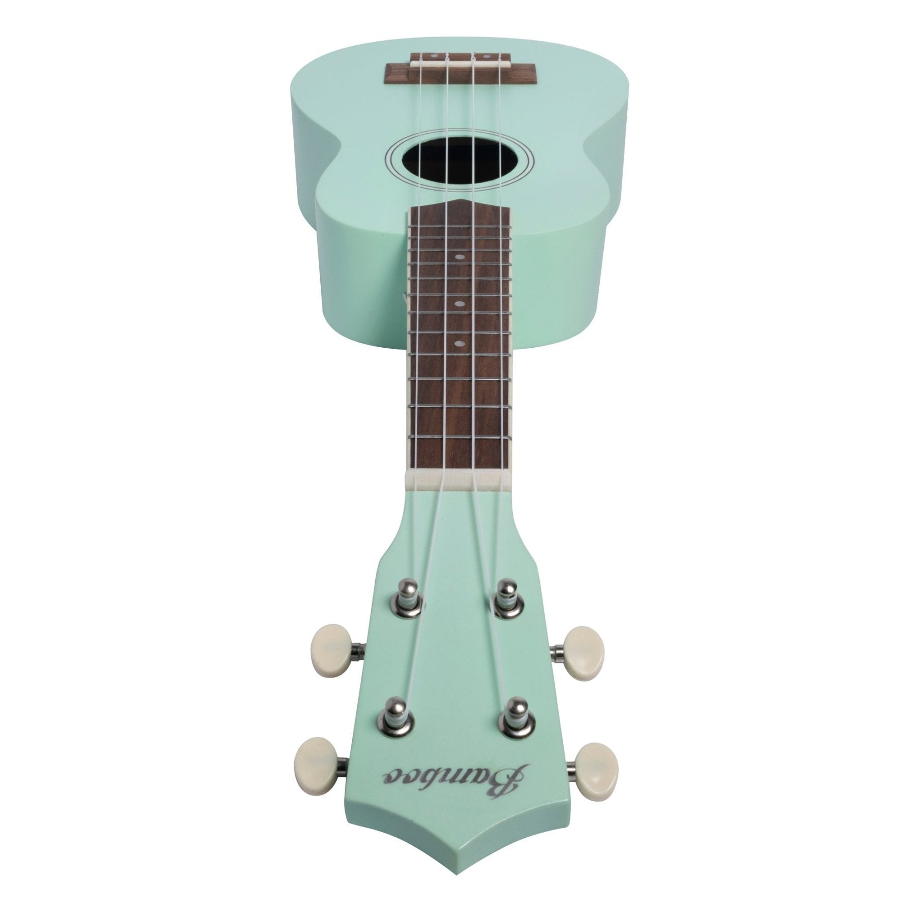 Ukelele Soprano Estudio Verde Agua - Incluye Funda - Bamboo Música