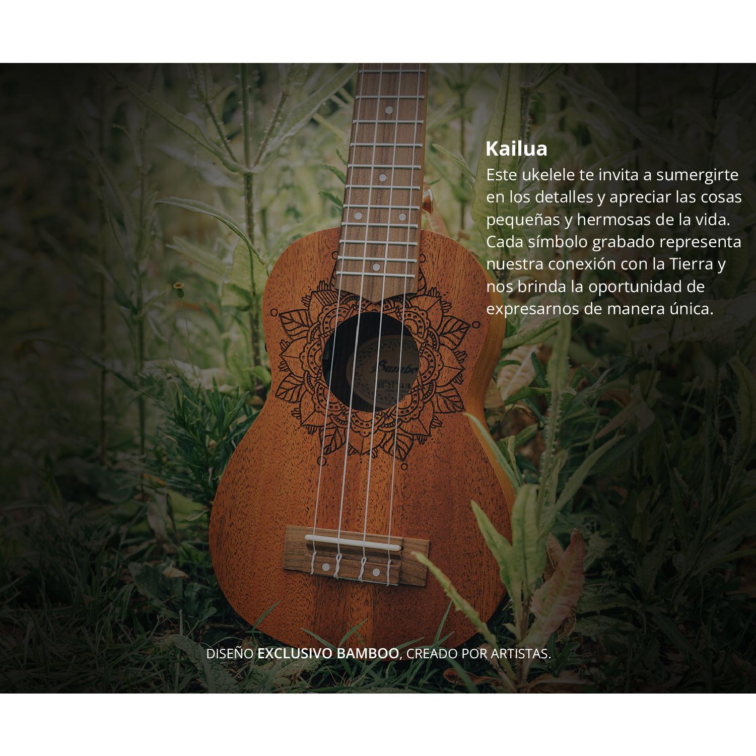 Ukelele Soprano Kailua - Incluye Funda - Bamboo Música