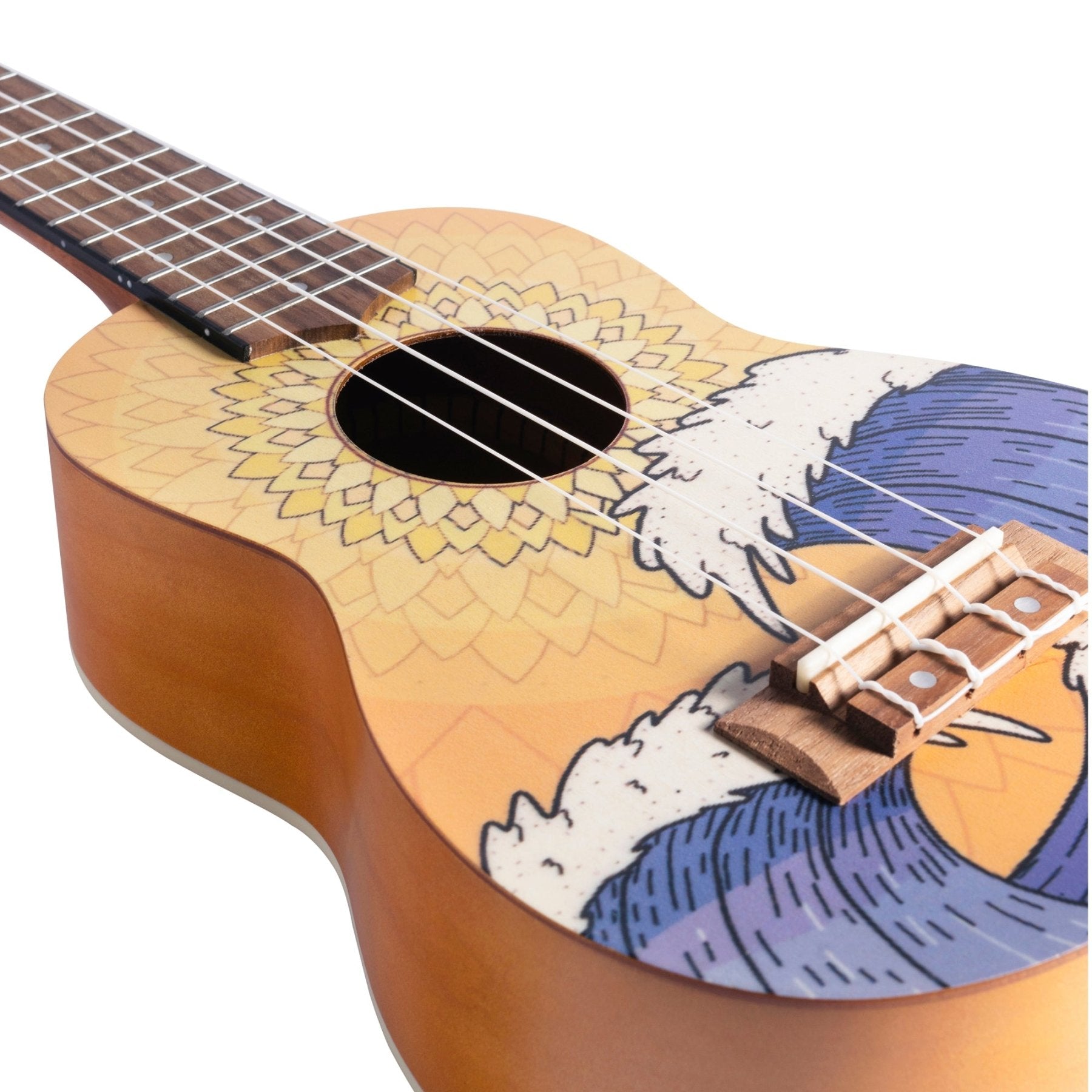 Ukelele Soprano Wave - Incluye Funda - Bamboo Música