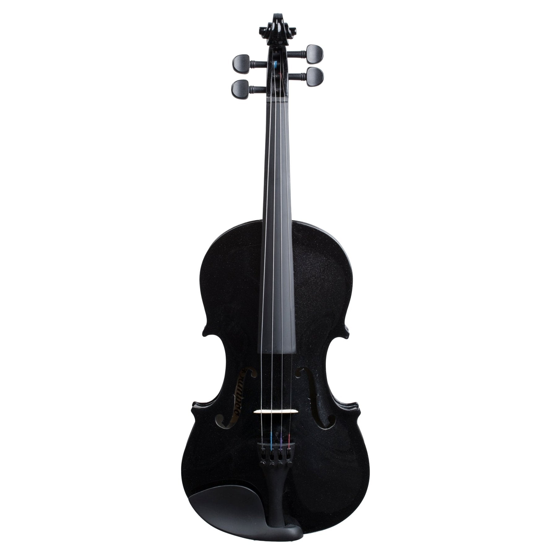 Violín 4/4 Negro con Estuche rigido, Arco y Brea. Ideal para estudiantes. - Bamboo Música