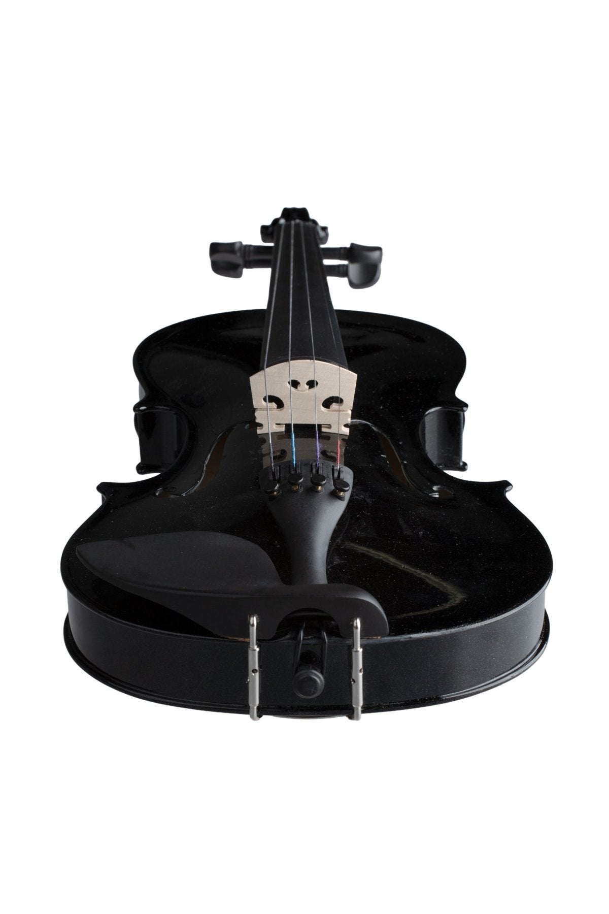 Violín 4/4 Negro con Estuche rigido, Arco y Brea. Ideal para estudiantes. - Bamboo Música