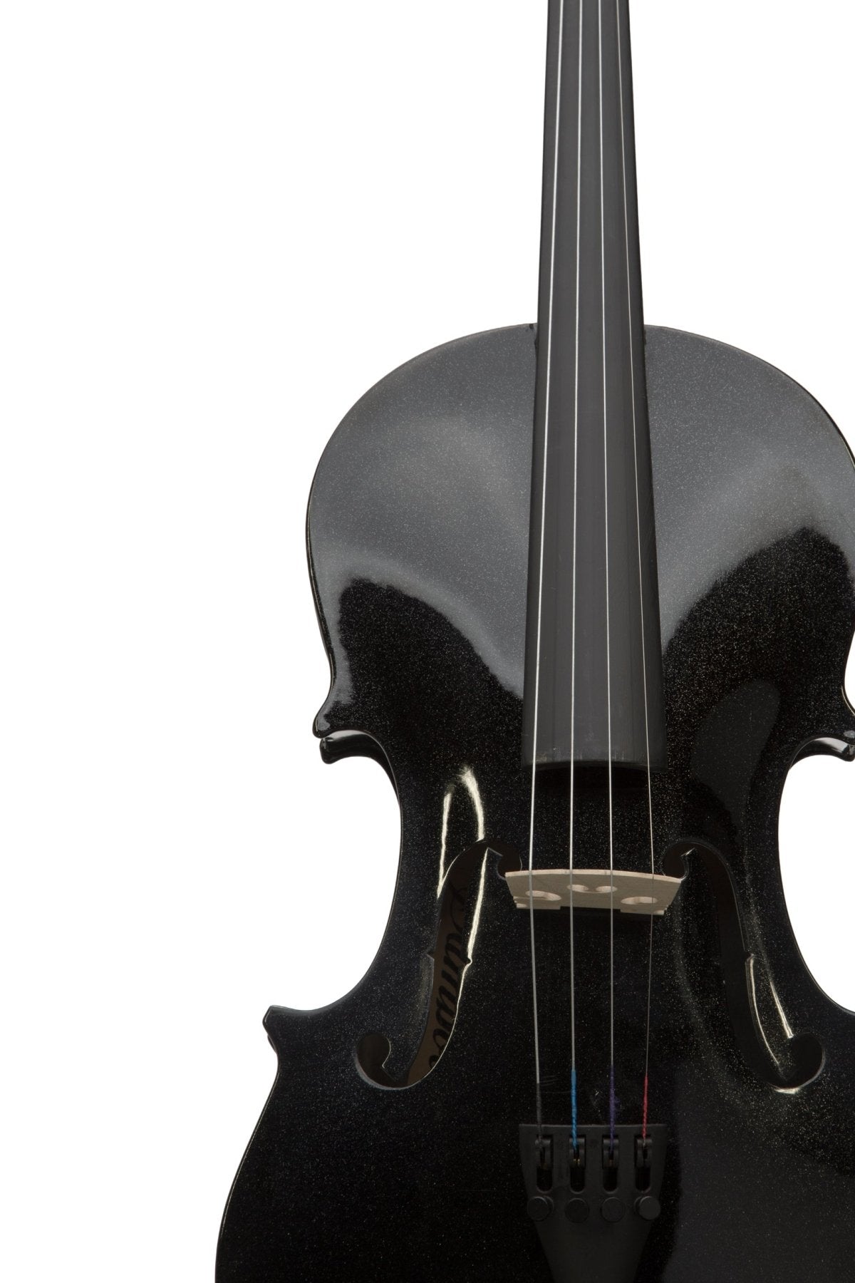 Violín 4/4 Negro con Estuche rigido, Arco y Brea. Ideal para estudiantes. - Bamboo Música