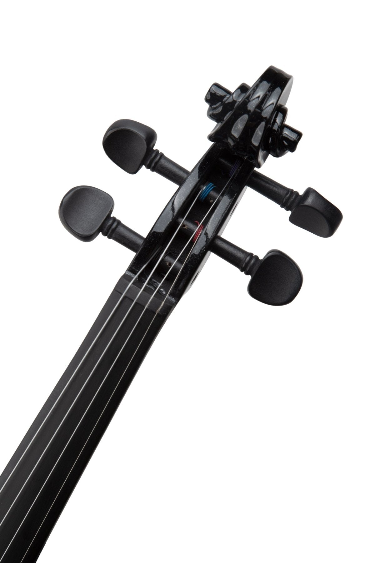 Violín 4/4 Negro con Estuche rigido, Arco y Brea. Ideal para estudiantes. - Bamboo Música